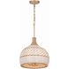 Zanzibar 3 Light 14 inch Soft Gold Pendant Ceiling Light