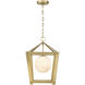 Shimmer 1 Light 13 inch Legacy Brass Pendant Ceiling Light