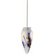 Signature 1 Light 3 inch Brushed Steel Pendant Set Ceiling Light, Low Voltage