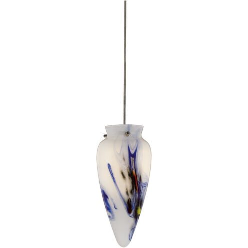 Signature 1 Light 3 inch Brushed Steel Pendant Set Ceiling Light, Low Voltage