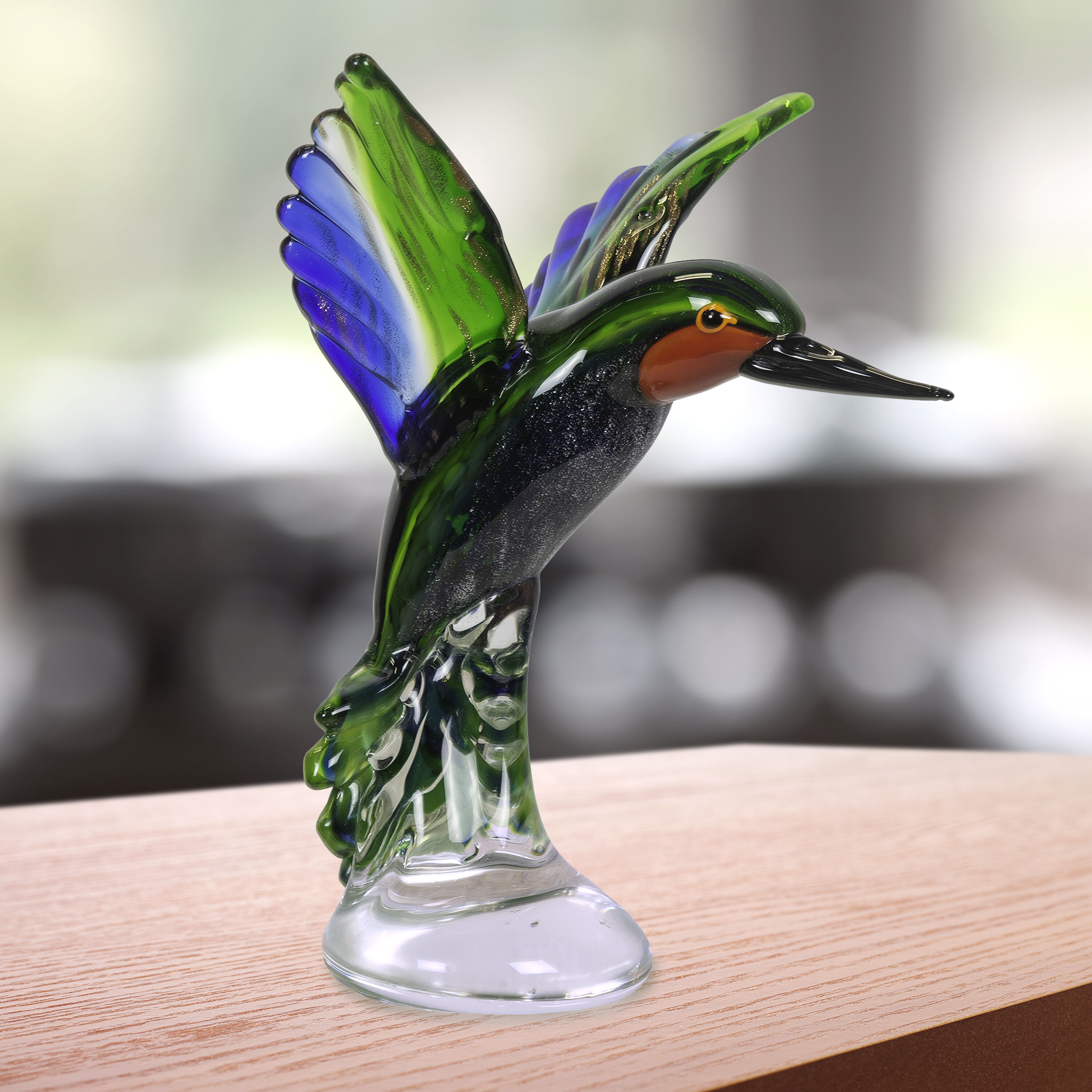 Hummingbird Handcrafted Art Glass Figurine