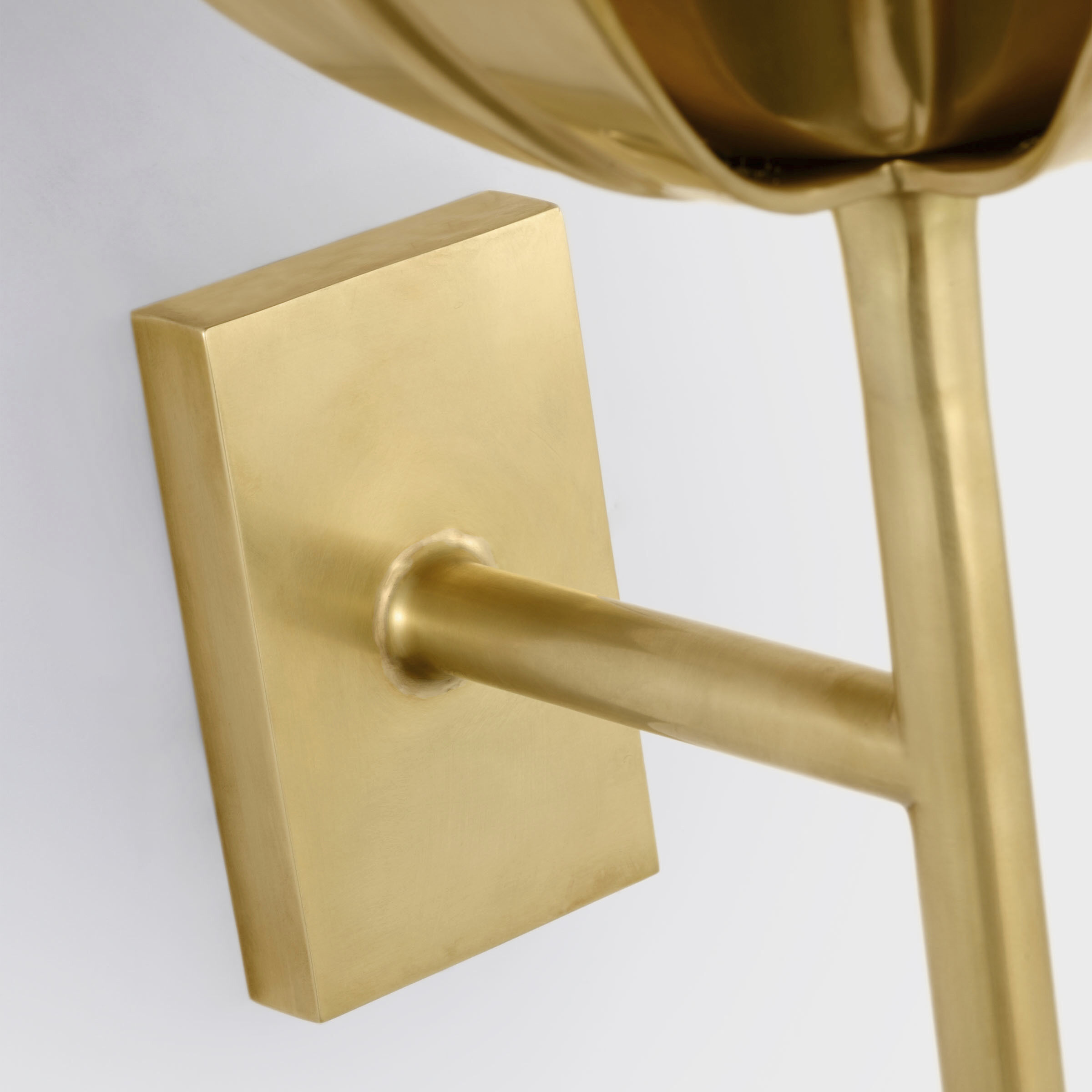 Julie Neill Alberto LED 10.5 inch Antique-Burnished Brass Three Tier Sconce Wall Light, Extra Large