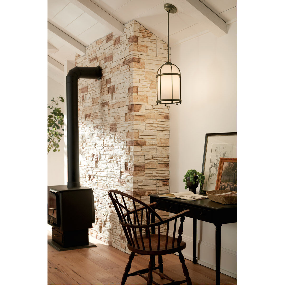 Homestead Topiary 1 Light 10 inch Character Bronze Pendant Ceiling Light, Topiary