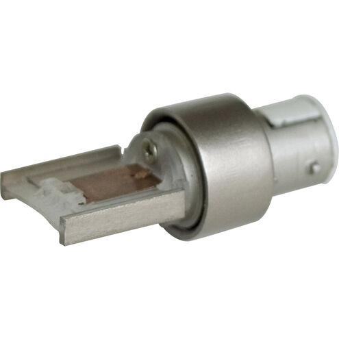 Illuma-Flex Brushed Nickel Flex Track to Alpha Track Adapter Ceiling Light