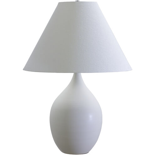 Scatchard 28 inch 250 watt White Matte Table Lamp Portable Light