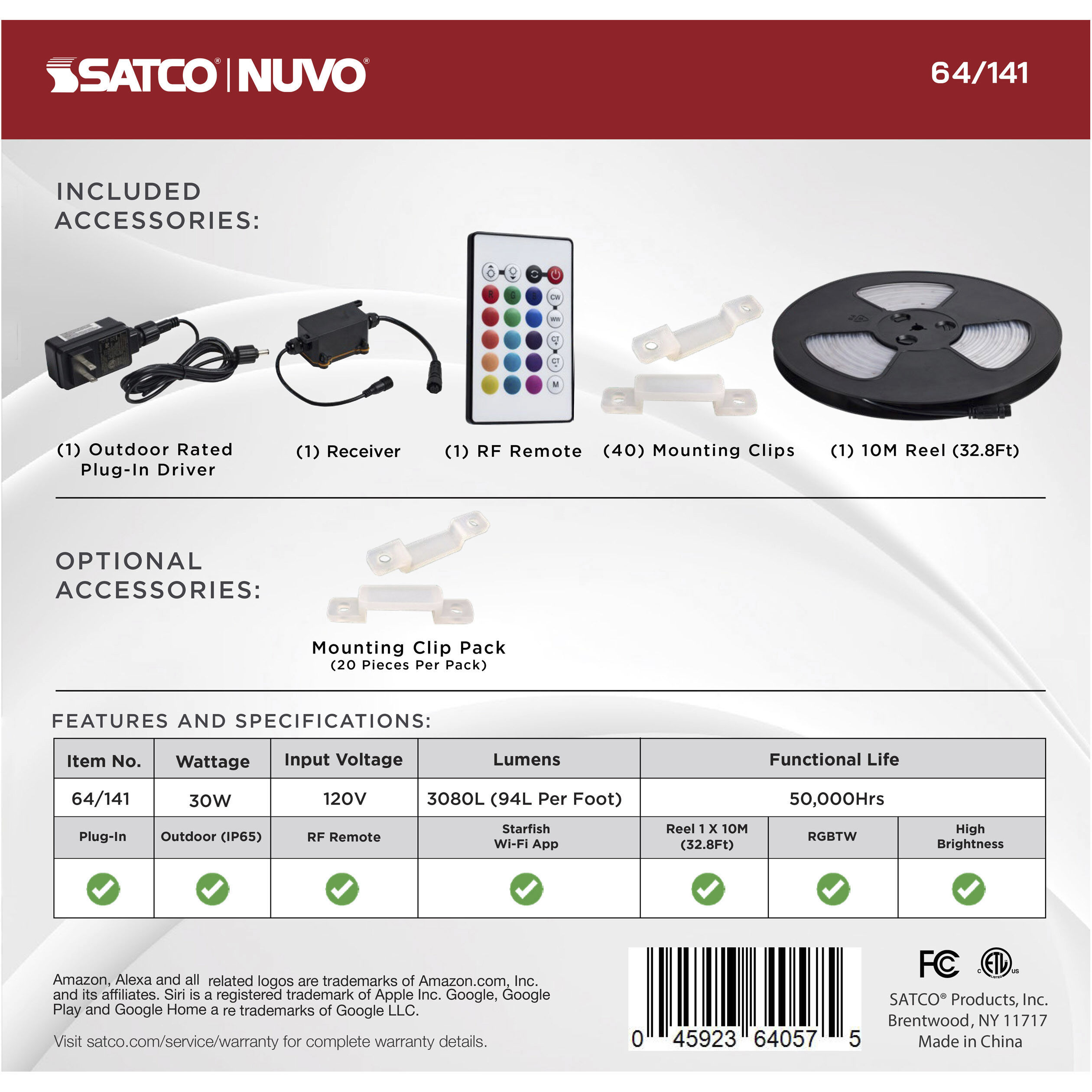 Dimension White 2700K 393.7 inch Tape Light