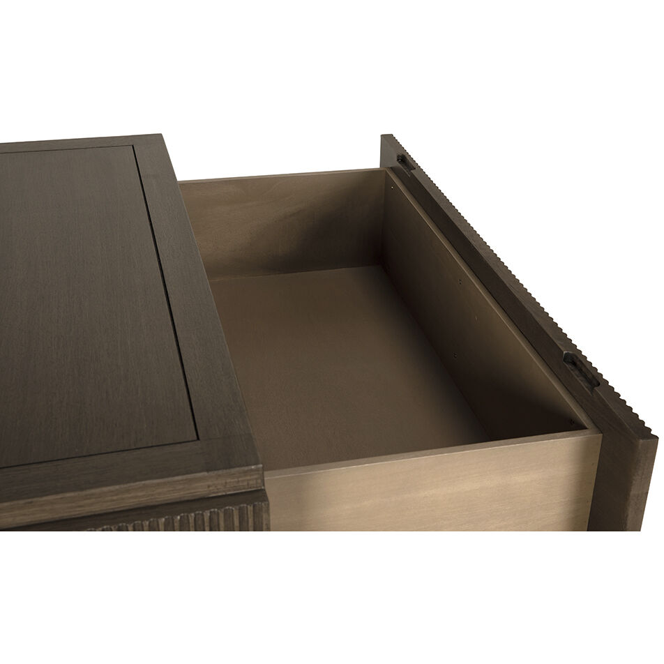 Plato 38 X 21 inch Greige Walnut Sideboard