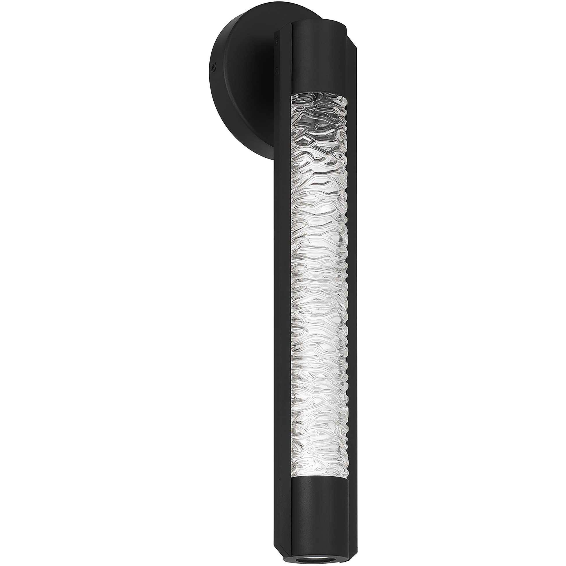Tig LED 18 inch Sand Black Outdoor Wall Sconce