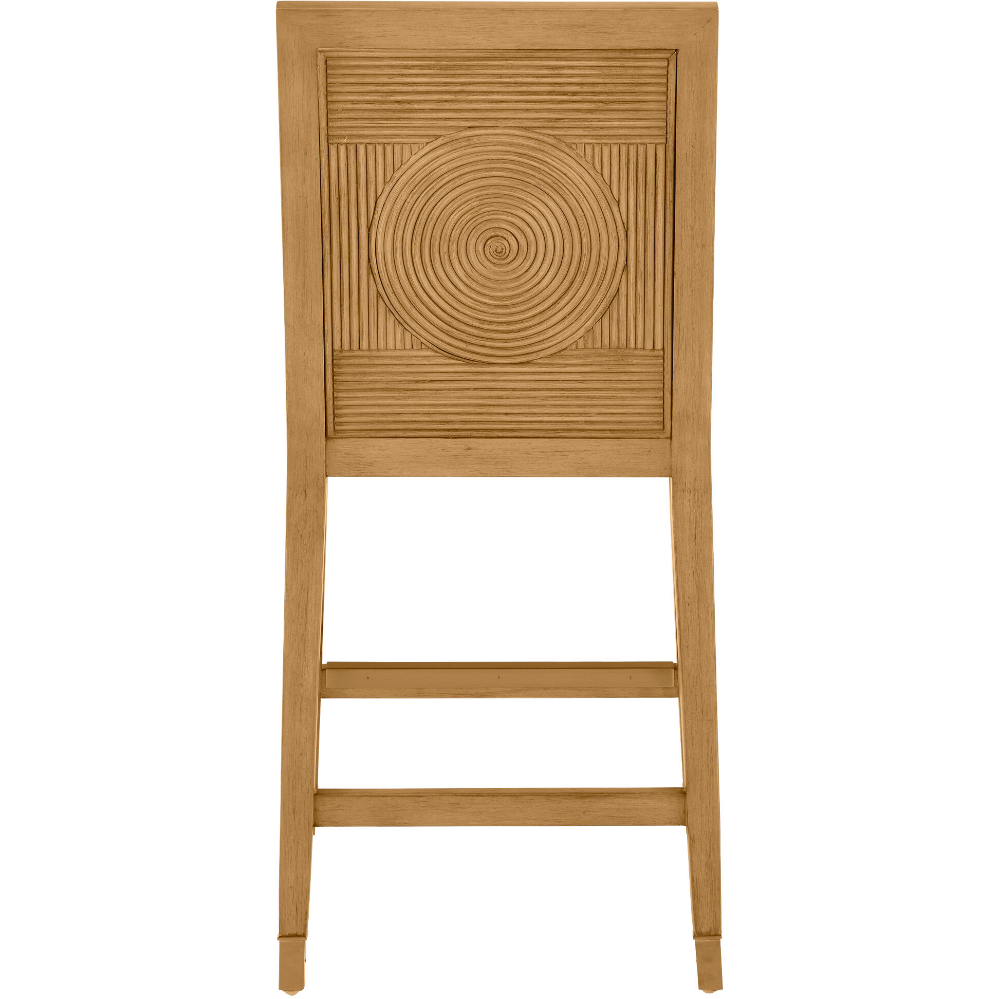 Santos 40 inch Sea Sand/UV Liller Malt/Satin Brass Counter Stool