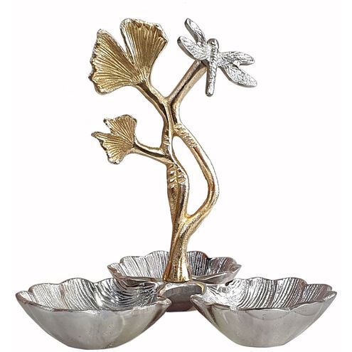 Ginkgo Silver/Gold Tray