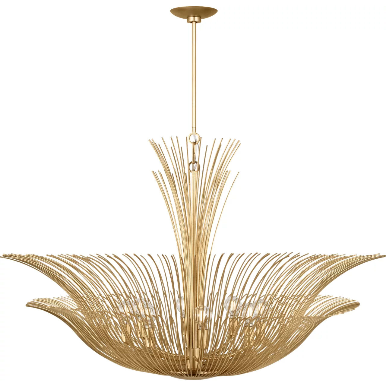 Christiane Lemieux Dorelle 8 Light 42 inch Gild Chandelier Ceiling Light