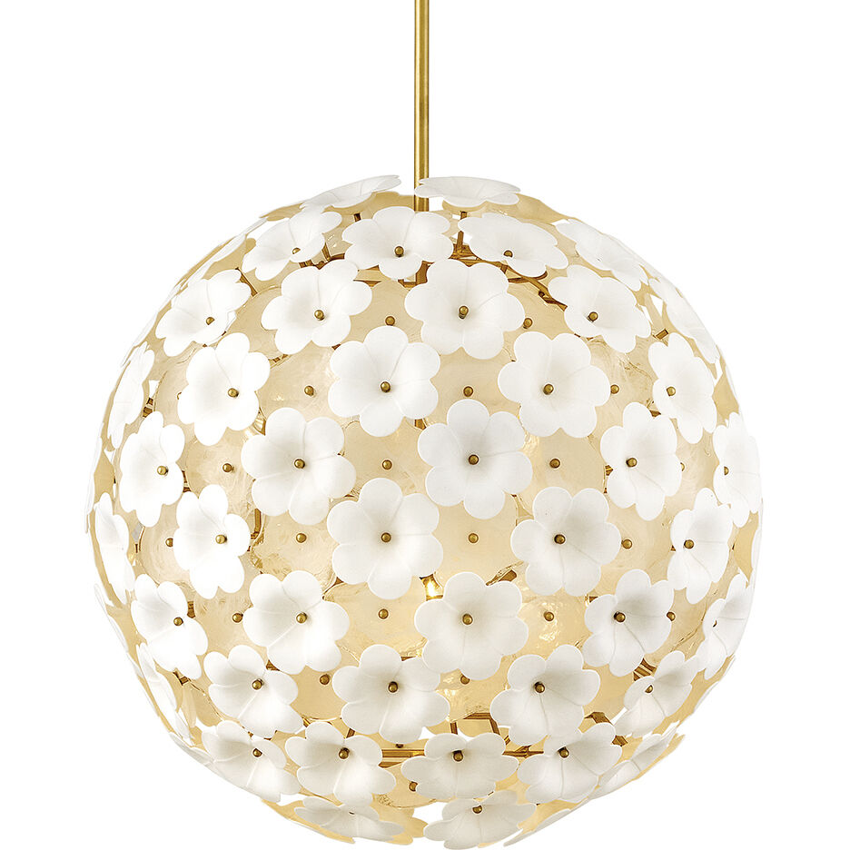 Marianne 7 Light 28 inch Deluxe Gold Chandelier Ceiling Light