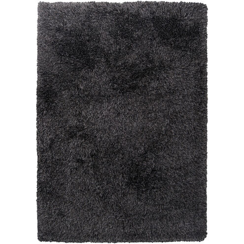 Milan 36 X 24 inch Dark Brown, Charcoal, Camel, Black Rug