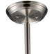 Chadwick 1 Light 7.5 inch Satin Nickel Mini Pendant Ceiling Light