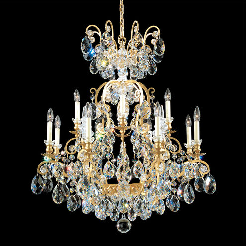 Renaissance 13 Light 32 inch Etruscan Gold Chandelier Ceiling Light in Renaissance Golden Teak
