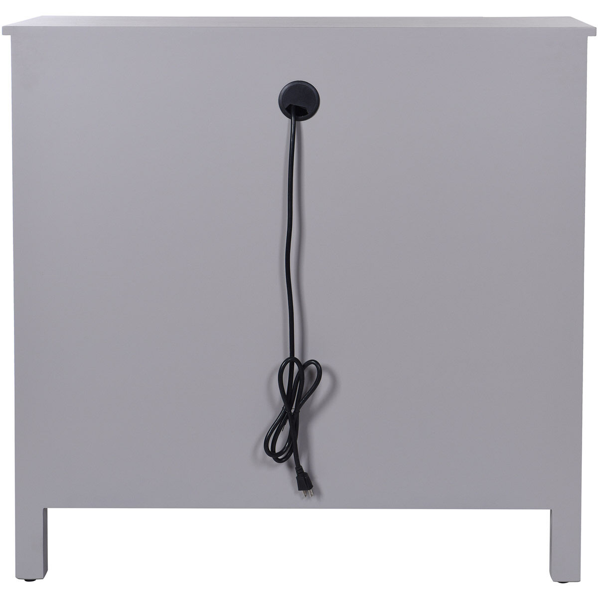 Dann Foley Gray and Cream Convertible Chest