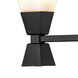 Bowtie 3 Light 22.5 inch Matte Black Bath Bar Wall Light