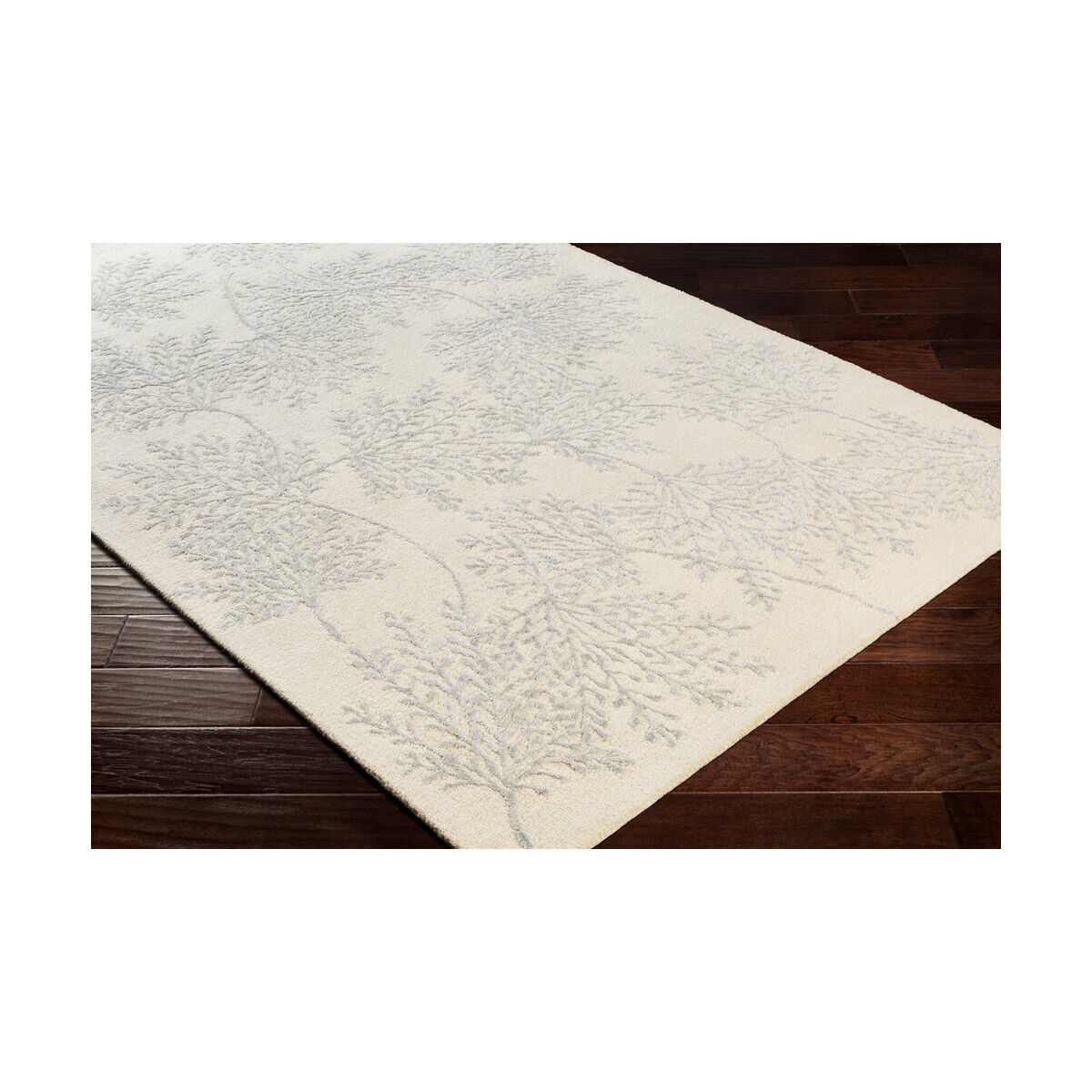 Starlit 108 X 72 inch Ivory/Light Slate Handmade Rug in 6 x 9