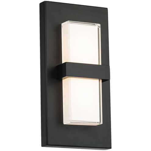 Bandeau LED 10 inch Black Outdoor Wall Light in 4000K, dweLED