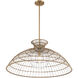 Lanai 1 Light 32 inch Warm Brass Pendant Ceiling Light