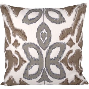 Townsend 20 X 5.5 inch Gray with Crema Pillow, 20X20