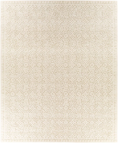 Oakland 120 X 96 inch Cream Rug in 8 x 10, Rectangle