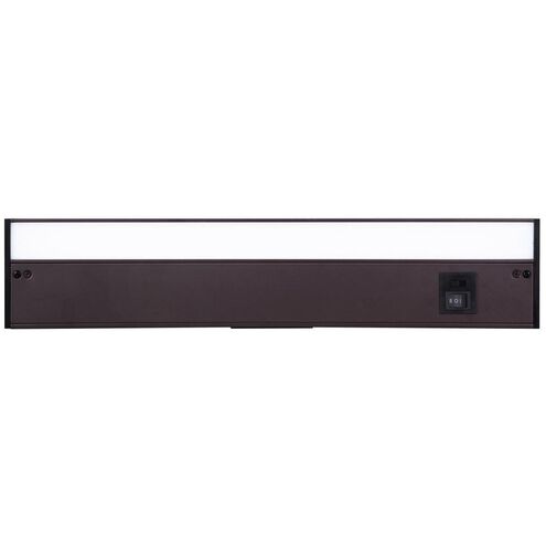 3-in-1 120/60 LED 18 inch Bronze Undercabinet Light Bar