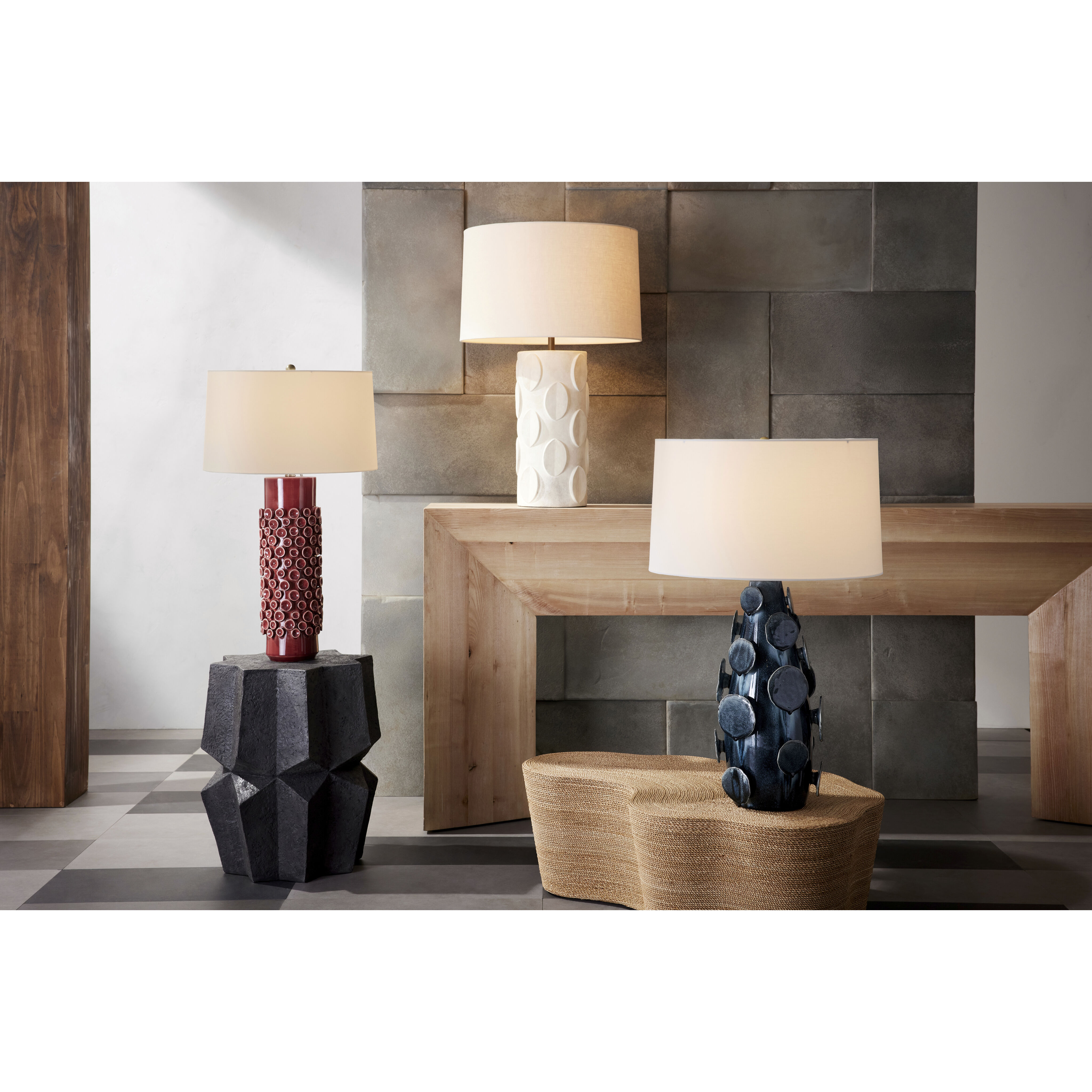 Laguna 31 inch 150 watt Ocean Reactive Lamp Portable Light