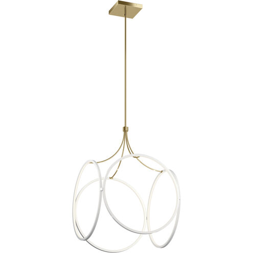 CIRI LED 24 inch White Pendant Ceiling Light