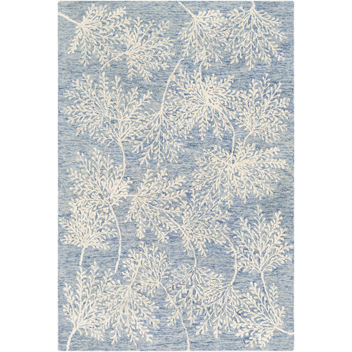 Starlit 120 X 96 inch Pale Blue/Blue/Denim/Light Beige Handmade Rug in 8 x 10, Rectangle