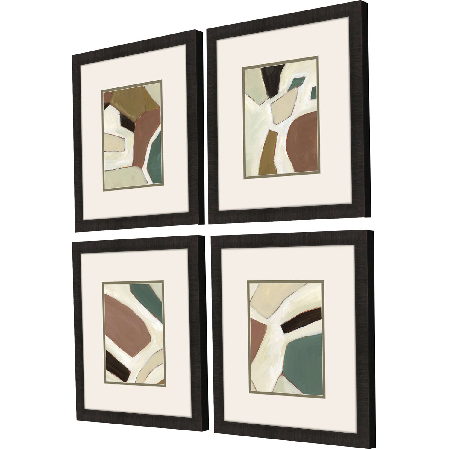 Highland Hues Brown and Green and Beige and Rust Framed Art, Propac