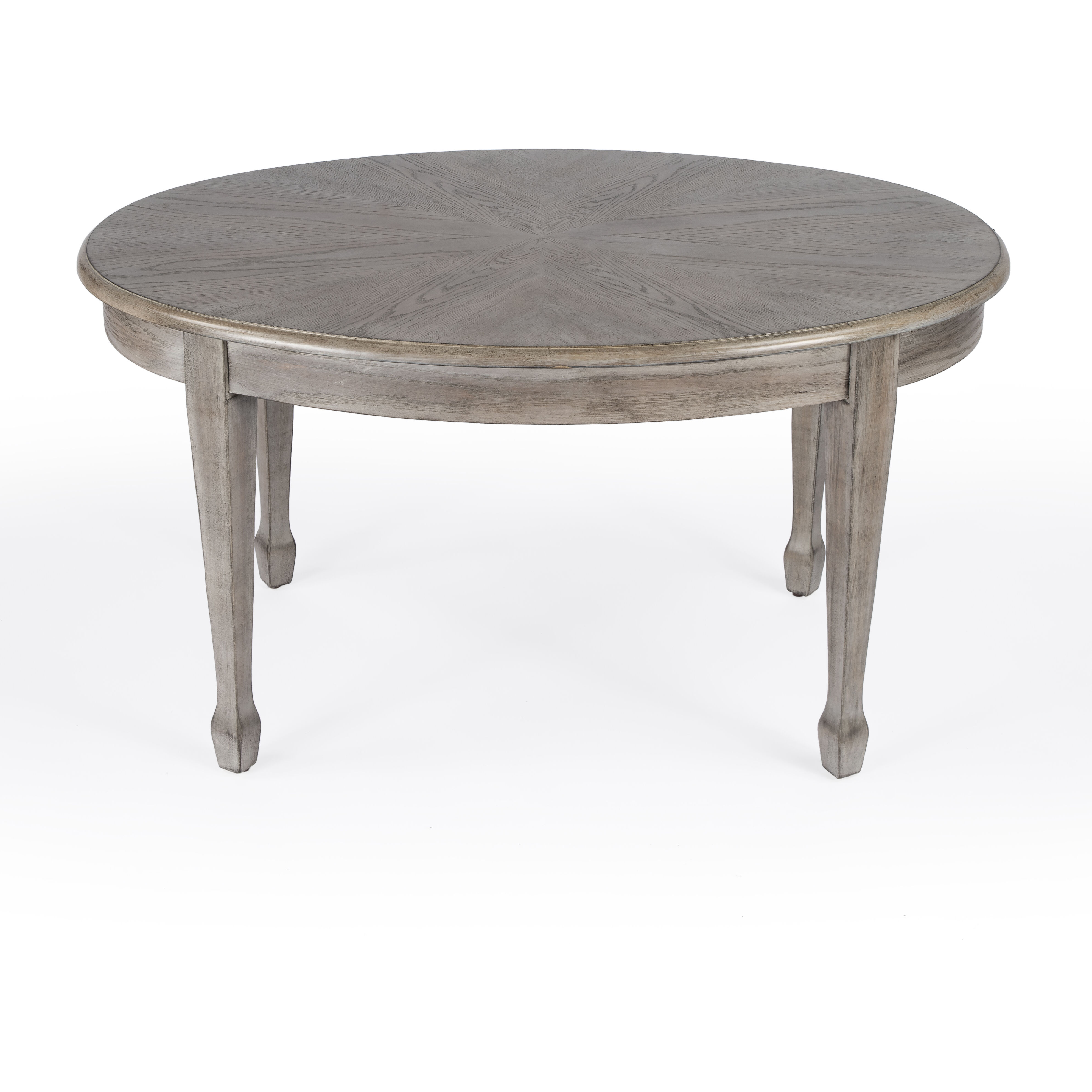Clayton Oval Wood Coffee Table in Natural Wood