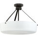 Lieon 3 Light 21 inch Antique Bronze Convertible Pendant Ceiling Light