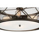 Kali 4 Light 22 inch Light Brown Chandelier Ceiling Light