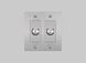 2G 100-120 Steel Dimmer Switch, LED