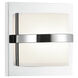 Brampton LED 6.88 inch Chrome Wall Sconce Wall Light