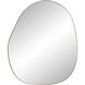 Peony 45 X 45 inch Burnished Brass Wall Mirror
