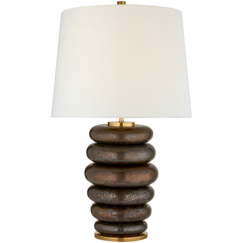 Kelly Wearstler Phoebe 29.25 inch 2.00 watt Crystal Bronze Cordless Stacked Table Lamp Portable Light