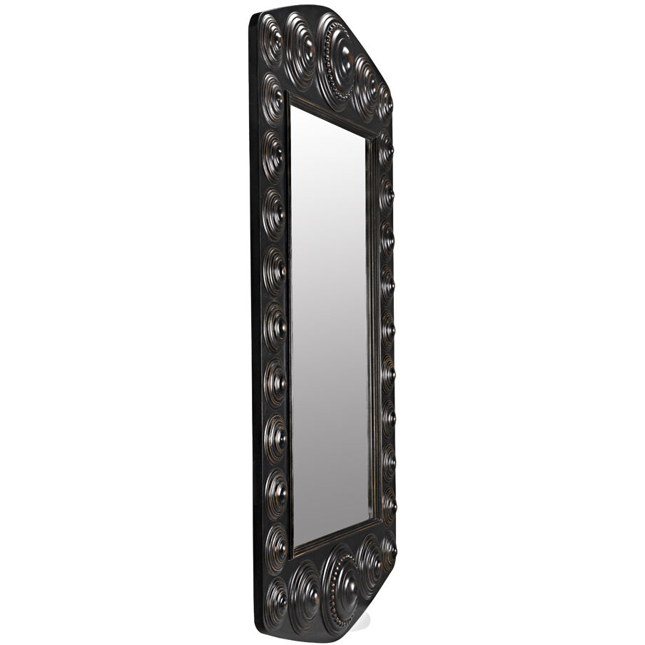 Nanna 67 X 36.5 inch Hand Rubbed Black Mirror