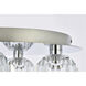 Graham 4 Light 14 inch Chrome Flush Mount Ceiling Light