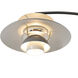 Palm Springs 87 inch 100 watt Gunmetal and Black Arc Floor Lamp Portable Light