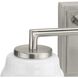 Spenser 3 Light 23.37 inch Brushed Nickel Vanity Light Wall Light