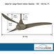 Wave 52 inch Driftwood Ceiling Fan