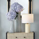 Roman 17.5 inch 60.00 watt Cream Leather Table Lamp Portable Light