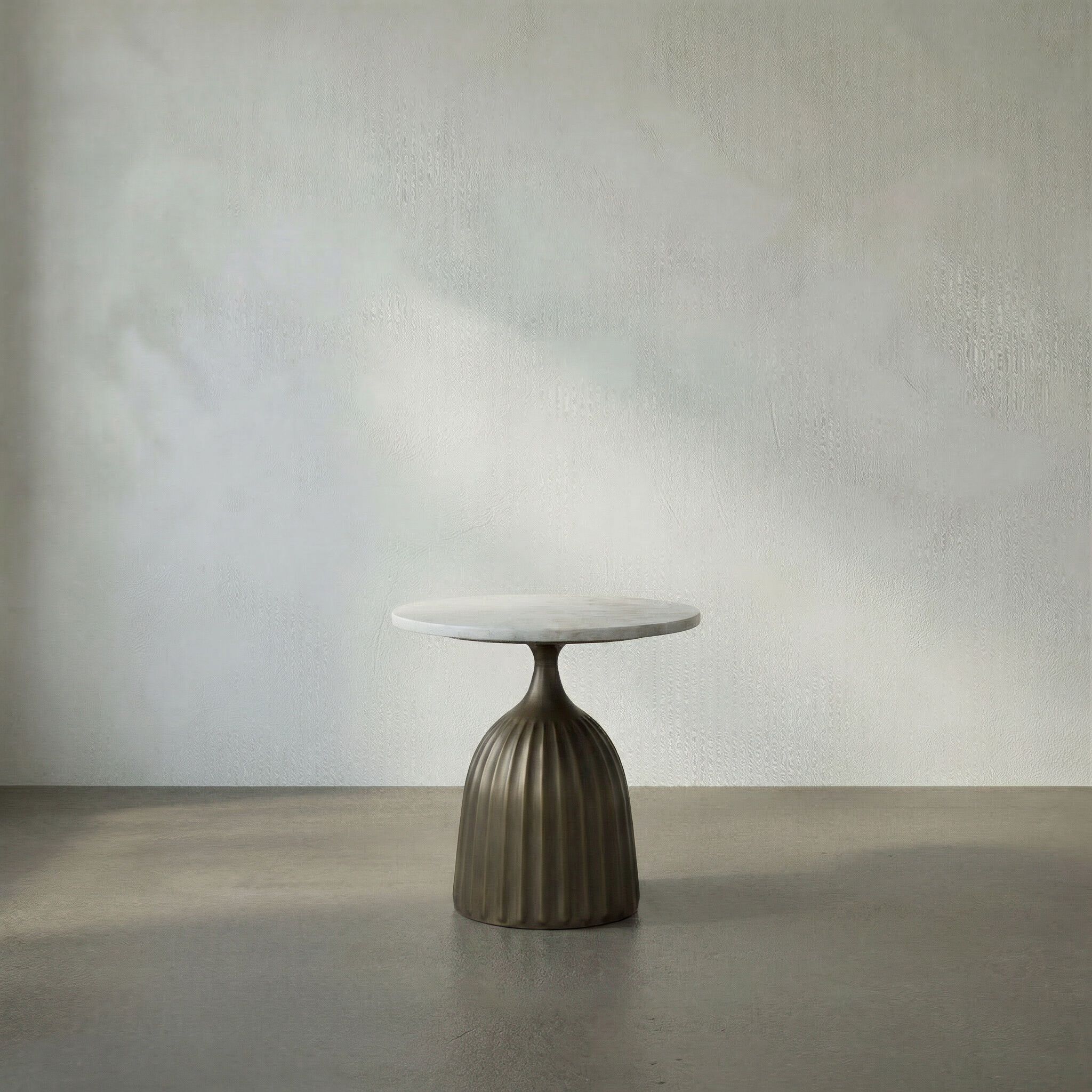 Samuel 18 X 18 inch Aged Brass Side Table