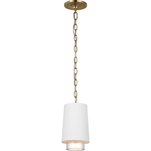 Visual Comfort Signature Collection Marie Flanigan Sydney LED 6 inch Soft Brass Pendant Ceiling Light S5120WHT/CG - Open Box