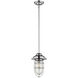 Dylan 1 Light 8 inch Chrome Exterior Convertible Mini-Pendant