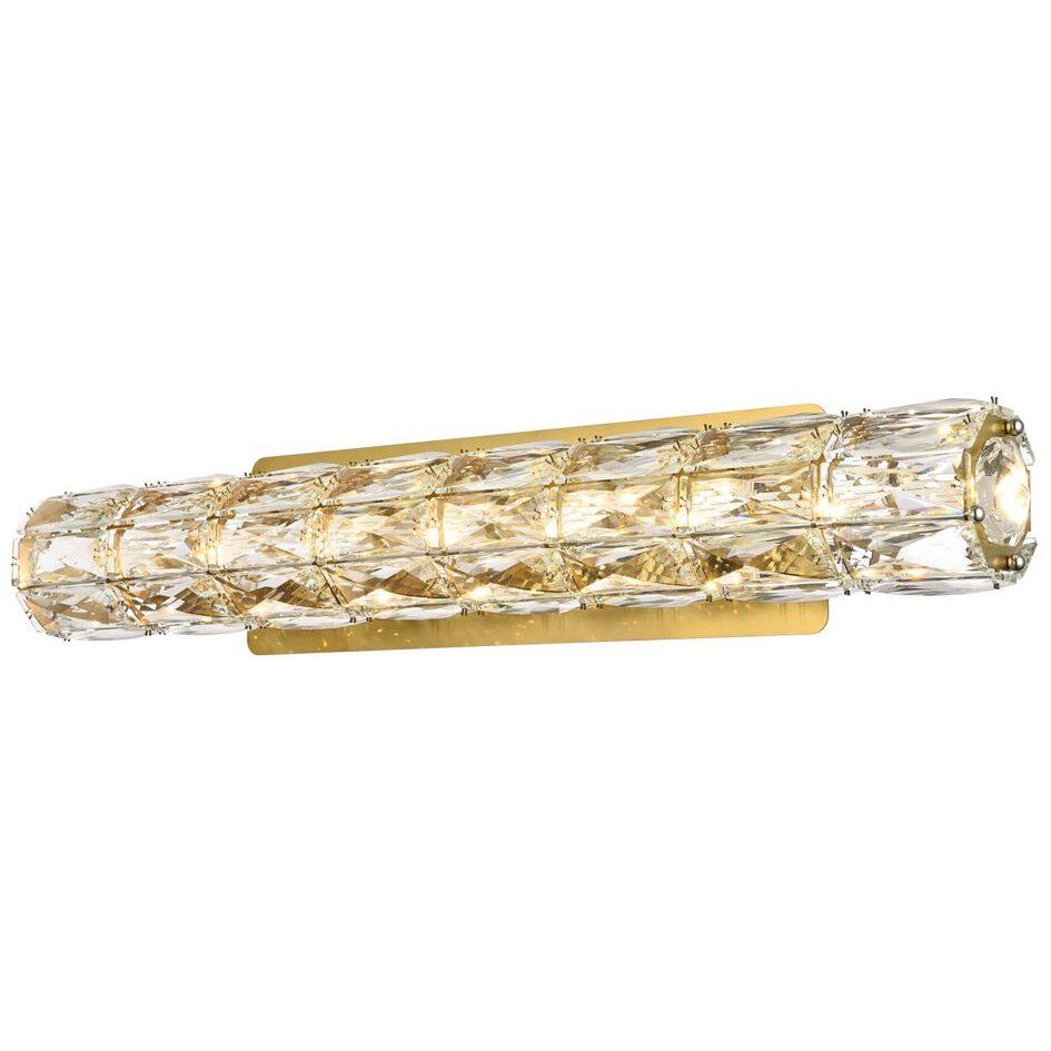 Valetta 1 Light 4 inch Gold Linear Wall Sconce Wall Light