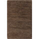 Marley 36 X 24 inch Dark Brown Rug