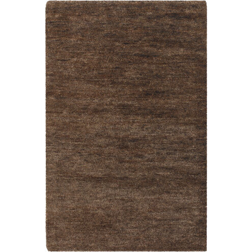 Marley 36 X 24 inch Dark Brown Rug